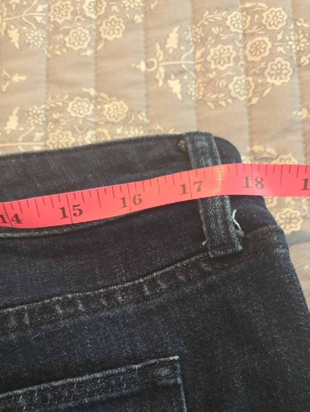 Talbots Women's Dark Indigo Straight-Leg Jeans - Picture 6 of 9
